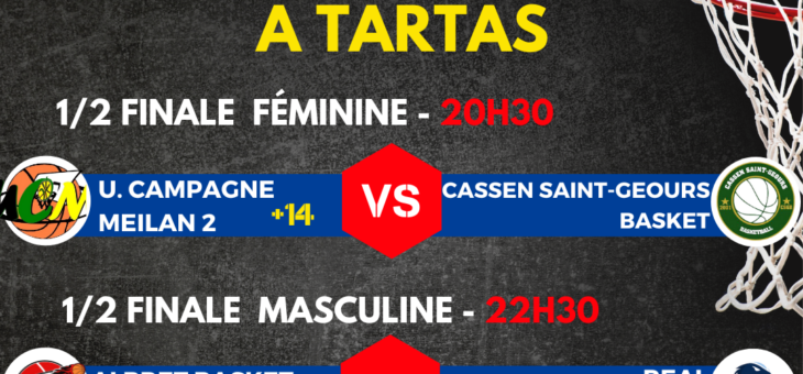 1/2 FINALES COUPE INTERSPORT