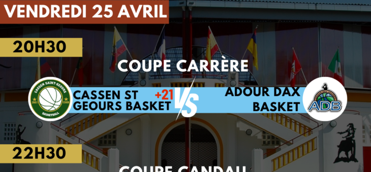 PROGRAMME 1/2 FINALES COUPE DES LANDES