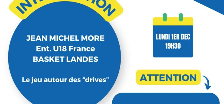 INTERVENTION TECHNIQUE – JEAN-MICHEL MORE